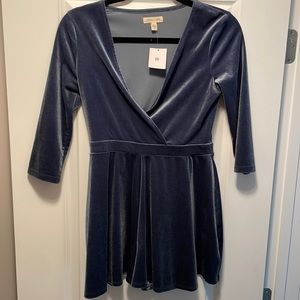 Urban Outfitters velvet Romper